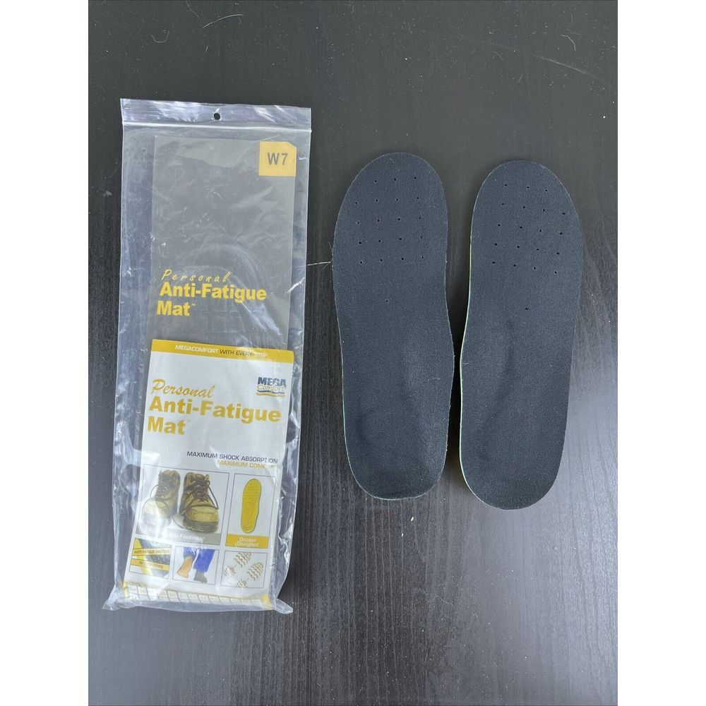 Mega‎ Comfort Womens Sz. 7 Anti-Fatigue Mat Insoles